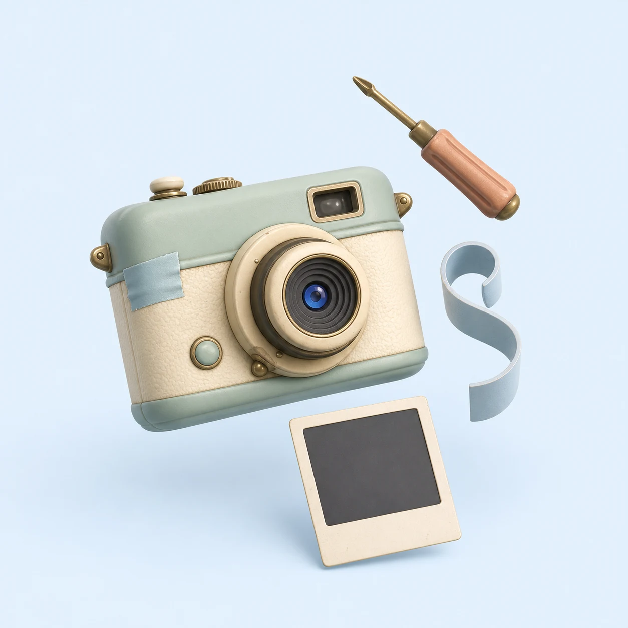 Camera concept inside a portrait interface study.